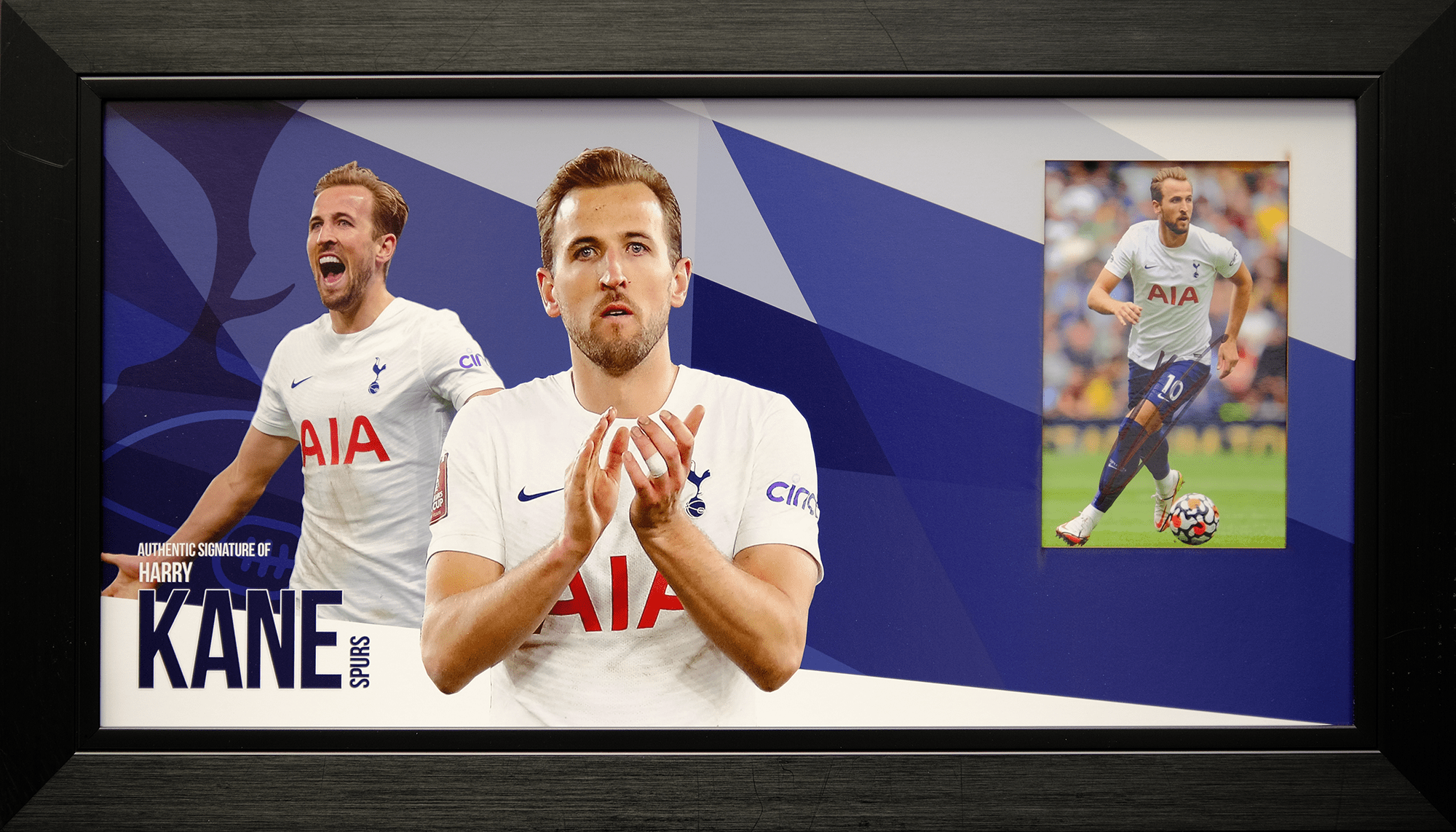 Harry Kane Signed 4x6 Photograph Display - Memorabilia Framers Shop